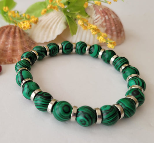 Nee-Nee Collection Malachite Endless Bracelet