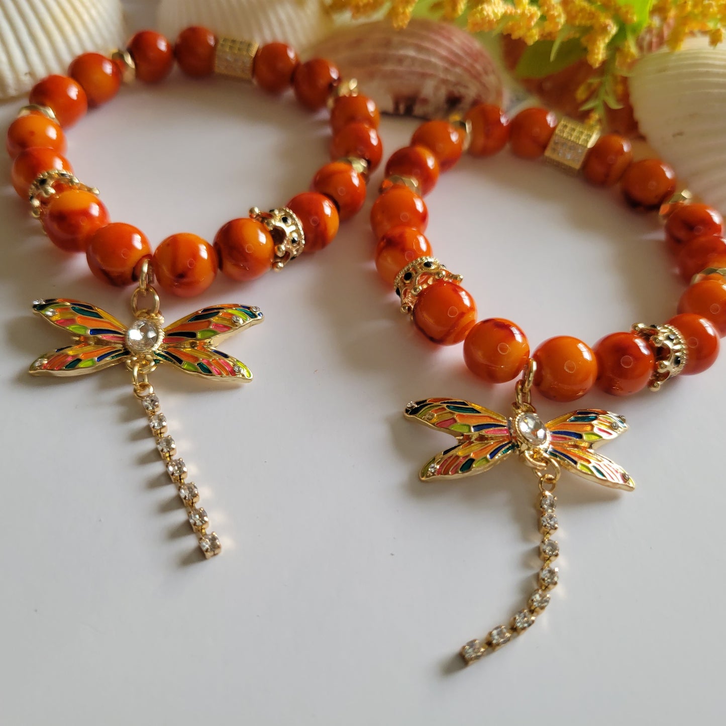 Zeke Collection Tangerine DragonFly